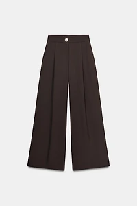 GOLD BUTTON PALAZZO PANTS