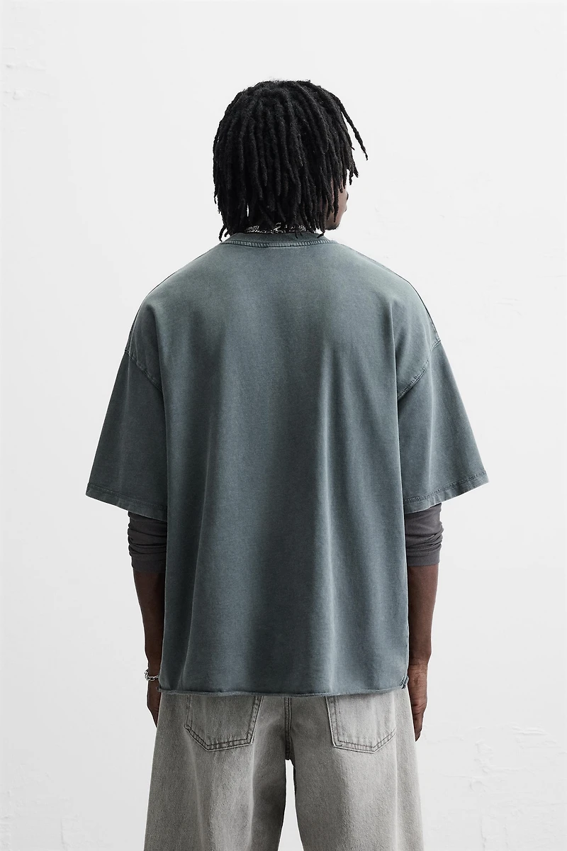 WASHED RELAXED FIT SWEATSHIRT