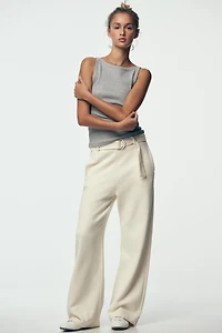 TOP HALTER CÔTELÉ
