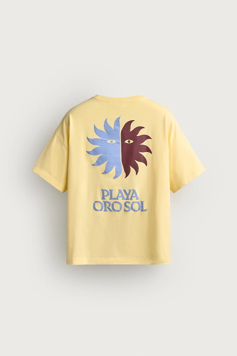 T-SHIRT RELAXED FIT GRAPHIQUE SUN
