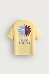 T-SHIRT RELAXED FIT GRAPHIQUE SUN