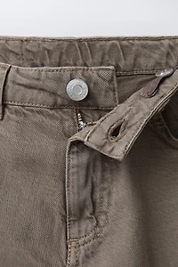 RELAXED BAGGY TWILL PANTS
