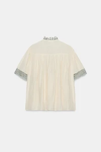 ZW COLLECTION LACE SHIRT