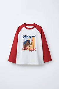 HORSE RAGLAN SLEEVE T-SHIRT