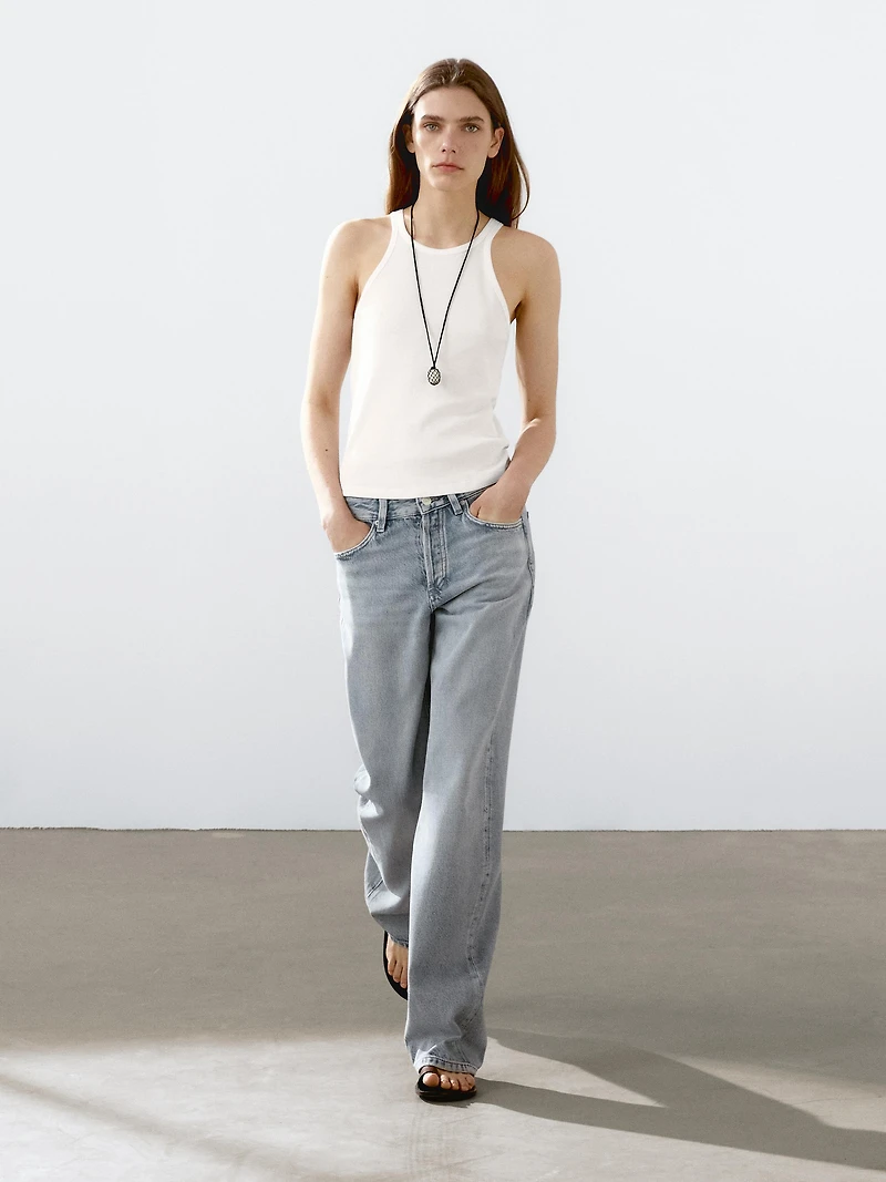 100% cotton halter top