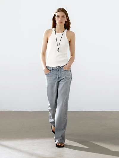 100% cotton halter top