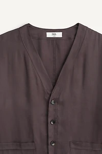 VESTE DÉCONTRACTÉE LYOCELL - VISCOSE