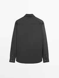 Chemise regular à micro-carreaux