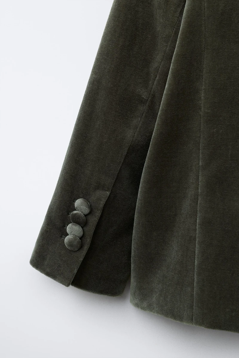 VELVET SUIT BLAZER