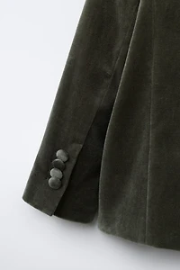 VELVET SUIT BLAZER