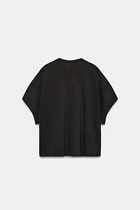 T-SHIRT INTERLOCK CAPE