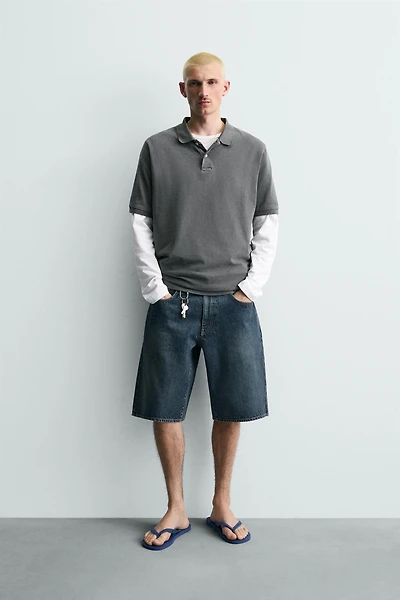 BAGGY FIT DENIM SHORTS