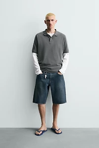BAGGY FIT DENIM SHORTS