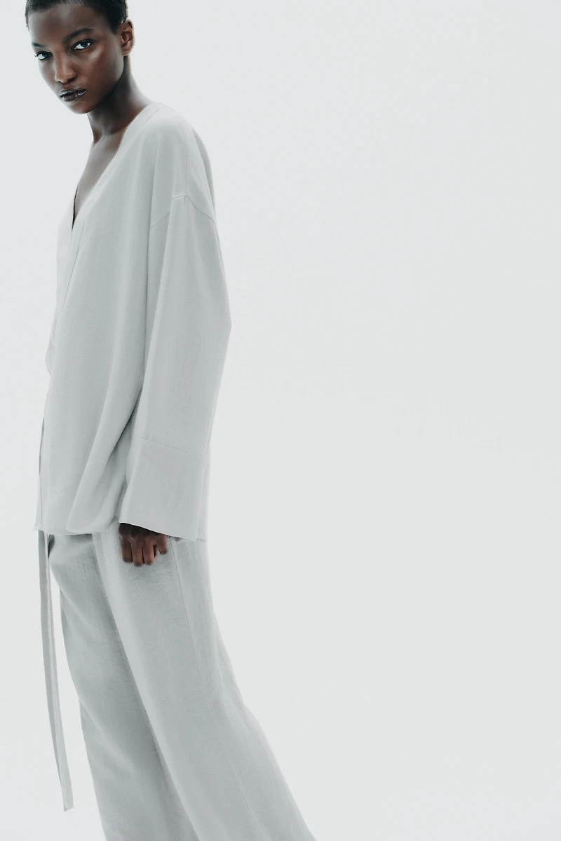 SIDE TIE KIMONO