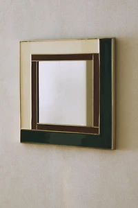 MIROIR MURAL BOIS RÉSINE X COLLAGERIE