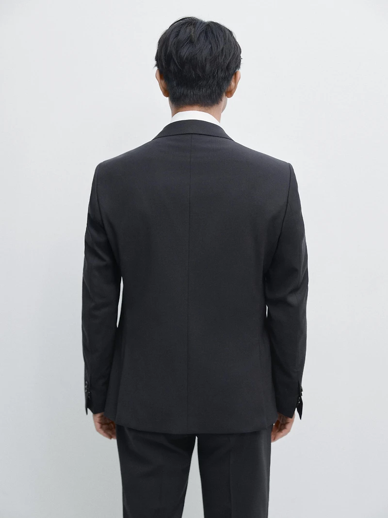 Cool wool blend suit blazer