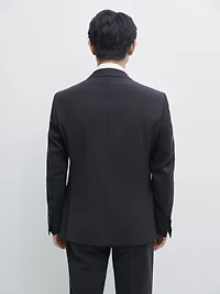 Cool wool blend suit blazer