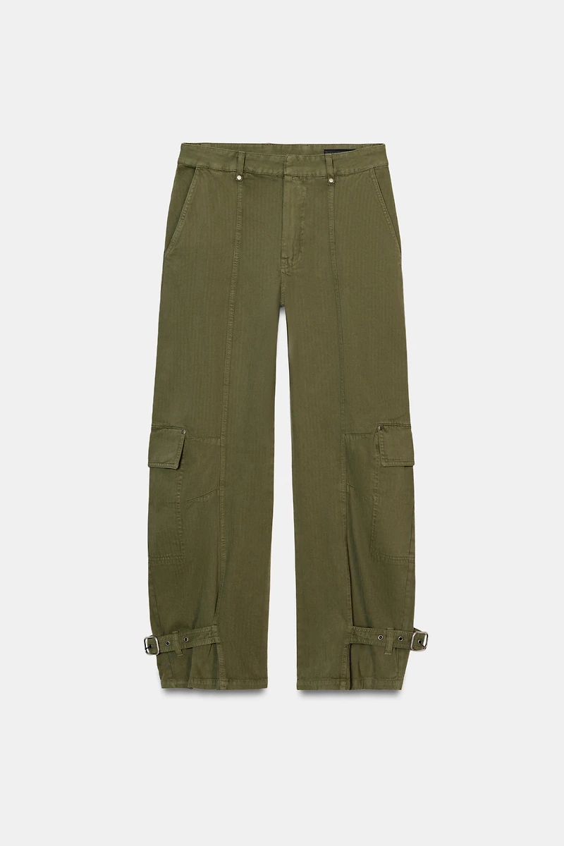 ZW COLLECTION BARREL CARGO PANTS