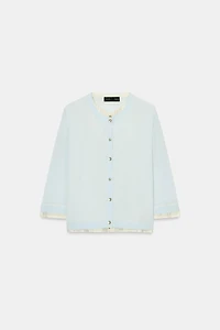 COMBINATION KNIT JACKET