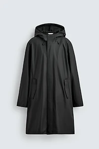 RUBBERIZED HOODED PARKA
