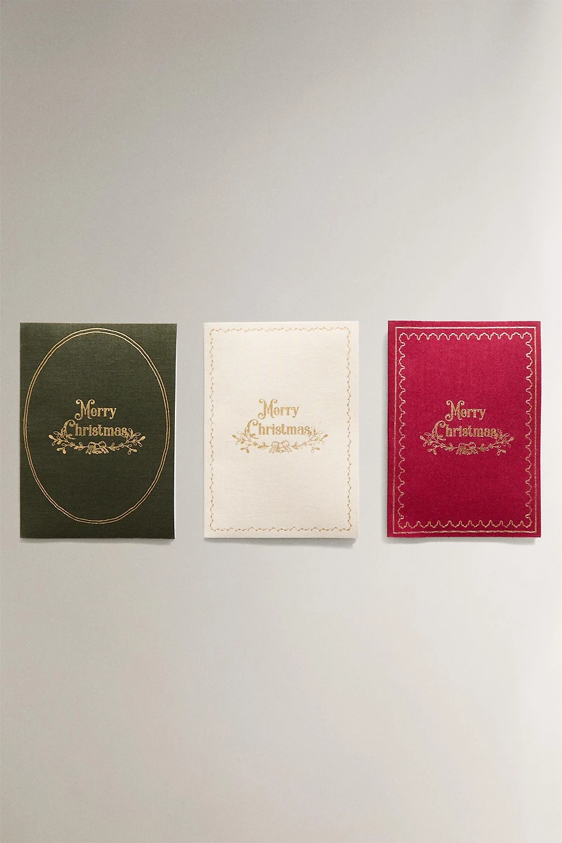 SET OF CHRISTMAS BOOK POSTCARDS (SET OF 3)