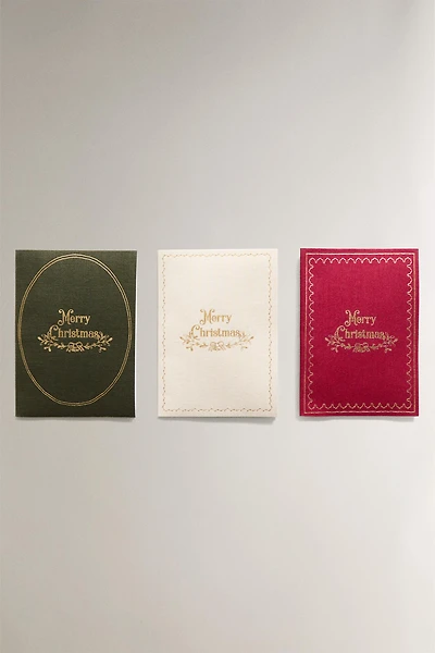 SET OF CHRISTMAS BOOK POSTCARDS (SET OF 3)