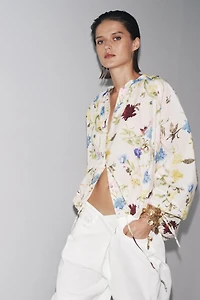 ZW COLLECTION FLORAL PRINT SHIRT