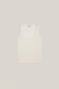 Semi-sheer strappy silk blend top - LIMITED EDITION