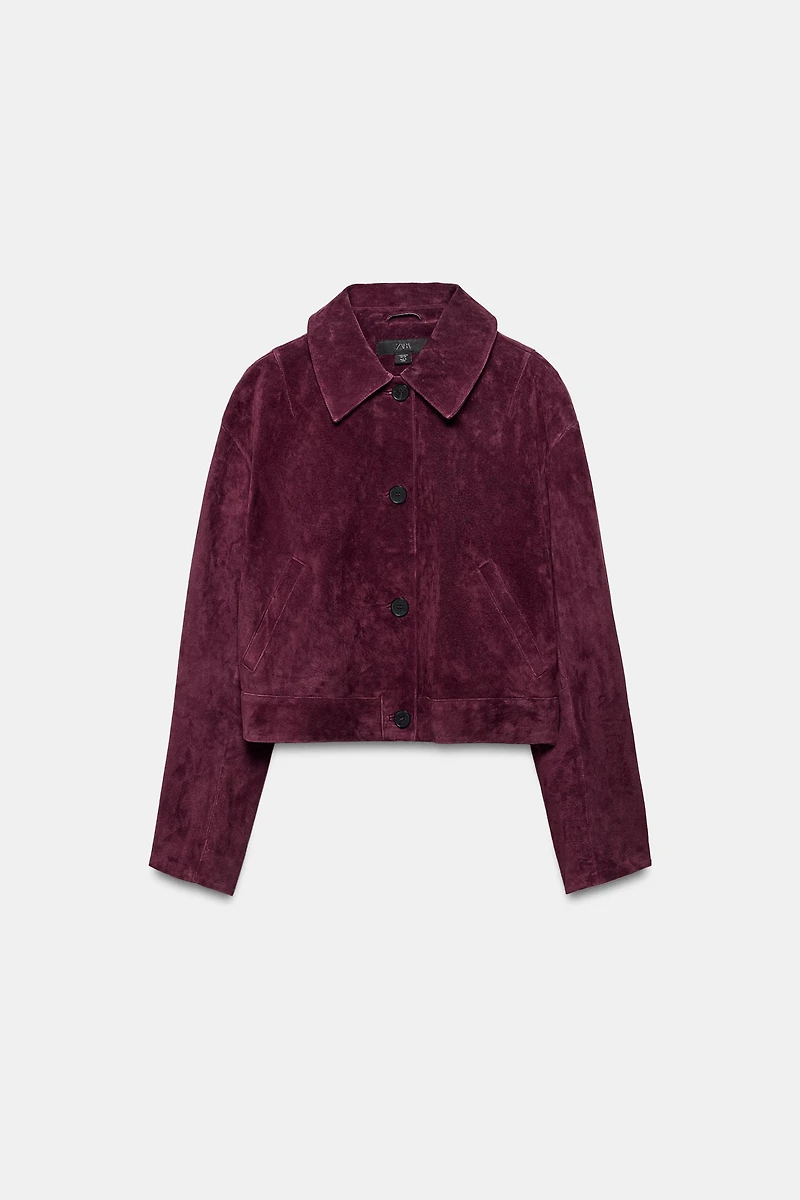 100% SUEDE LEATHER JACKET