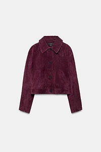 100% SUEDE LEATHER JACKET