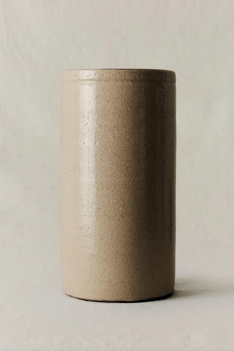 VASE CÉRAMIQUE CYLINDRIQUE