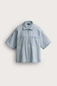 ZIP POLO SHIRT WITH POCKETS