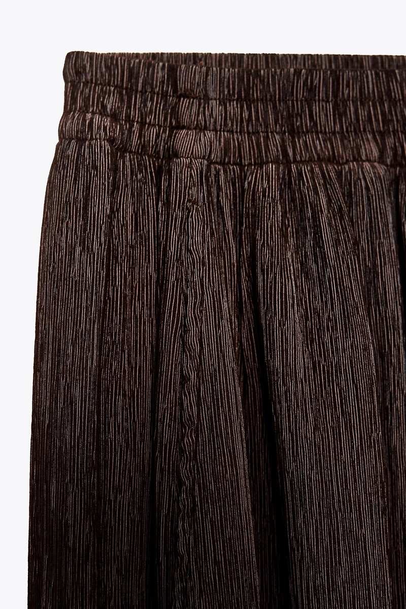 TEXTURED BALLOON PANTS