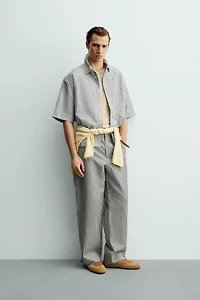 RELAXED FIT STRIPED SHIRT
