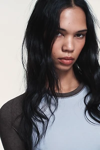 CONTRAST RAGLAN T-SHIRT