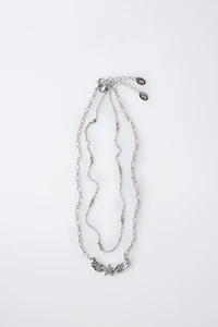 PACK OF TWO WING PENDANT NECKLACES