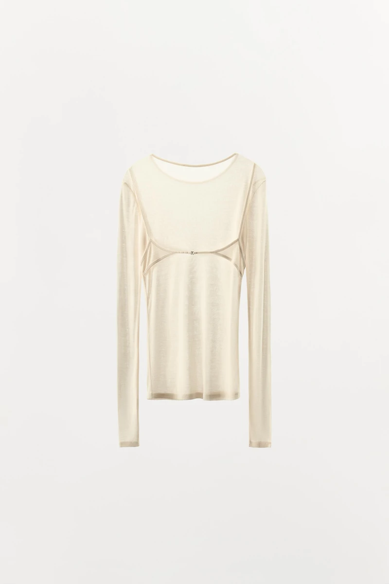 LYOCELL BACK T-SHIRT
