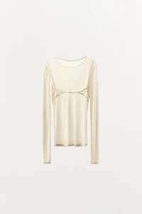 LYOCELL BACK T-SHIRT