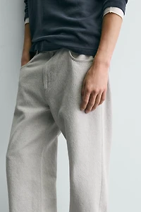 PANTALON STRAIGHT FIT JACQUARD