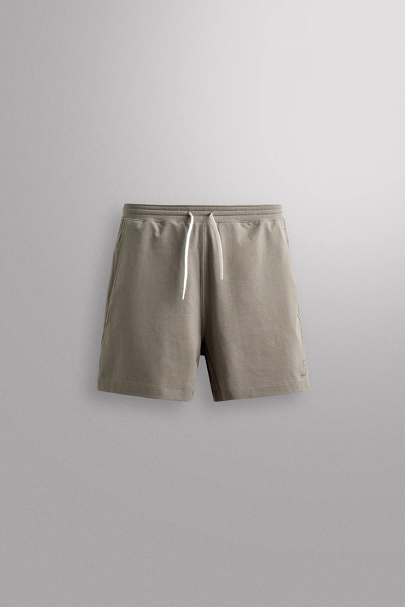 9" COTTON BLEND TRAINING SHORTS