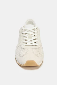 SPLIT LEATHER RUNNING SNEAKERS