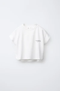 T-SHIRT FLUIDE À INSCRIPTION