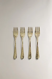 LOT FOURCHETTES GRAVÉES (LOT DE 4)