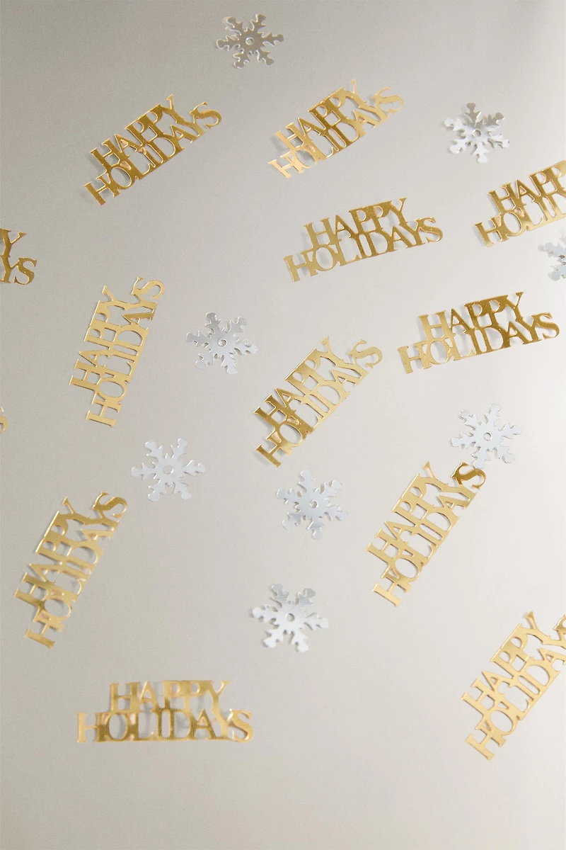 CONFETTIS FLOCONS DE NEIGE BRILLANTS NOËL