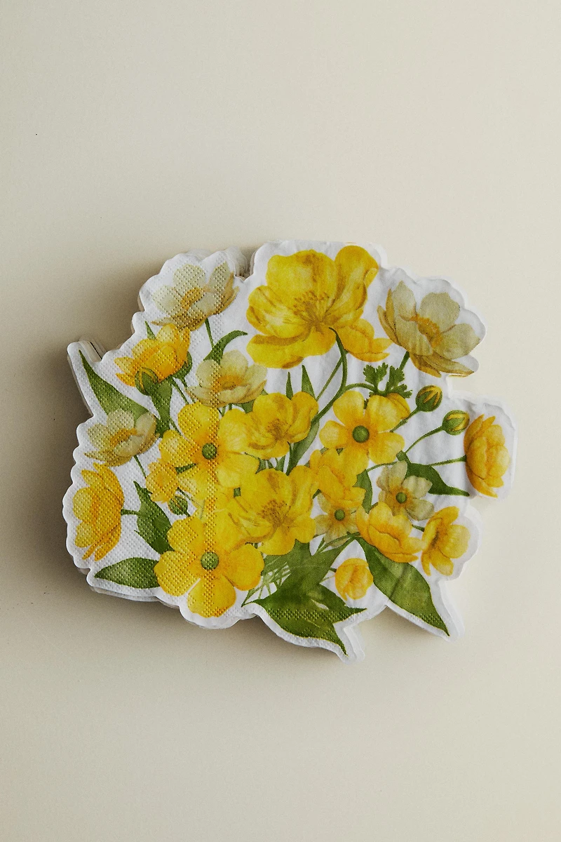 PACK OF FLORAL PAPER NAPKINS (PACK OF 20)