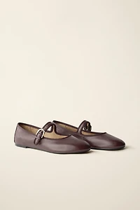 LEATHER BALLET FLATS CREATED BY CARAMEL LONDON X ZARA