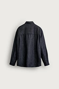 RELAXED FIT LIGHTWEIGHT DENIM SHIRT