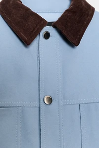 BLOUSON REMBOURRÉ COL BIMATIÈRE