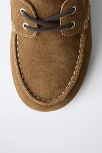 CHAUSSURES BATEAU EN CUIR