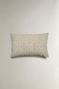 JACQUARD CUSHION COVER